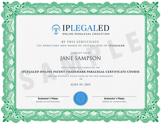 Trademark Certificate